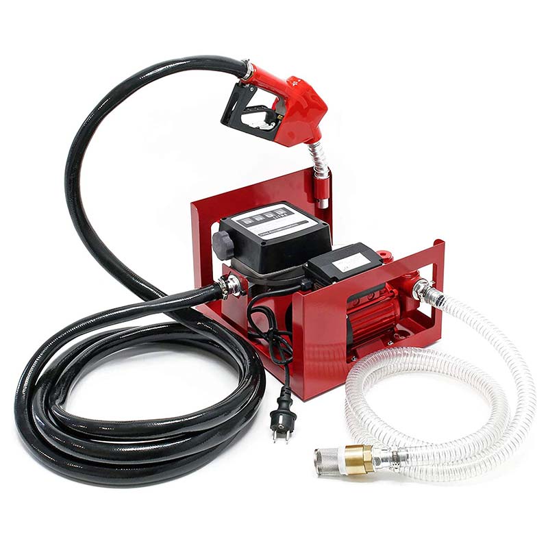 Önfelszívó elektromos olajdízel szivattyú 4 számjegyű áramlásmérővel